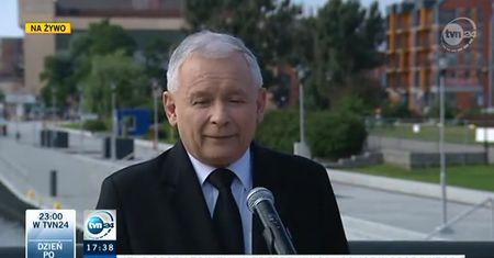 Jarosław Kaczyński w Elblągu