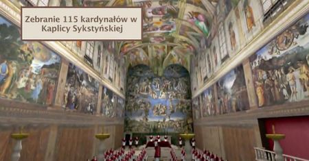 Tak przebiega konklawe. Wizualizacja