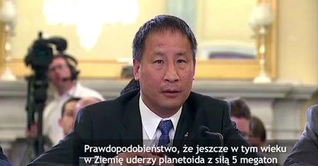 Były astronauta NASA straszy planetoidami