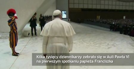 Papież spotkał się z dziennikarzami