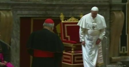 'Wpadka' papieża Franciszka