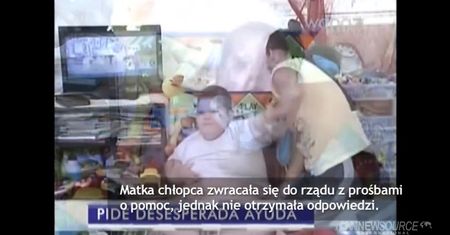Czterolatek ważący 68 kg