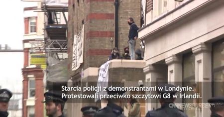 Protestujący zatrzymani w Londynie