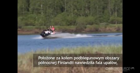 Rekordowe upały na północy Finlandii