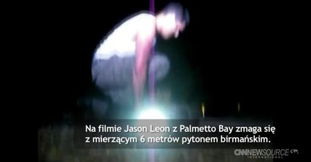 Amator upolował rekordowego pytona