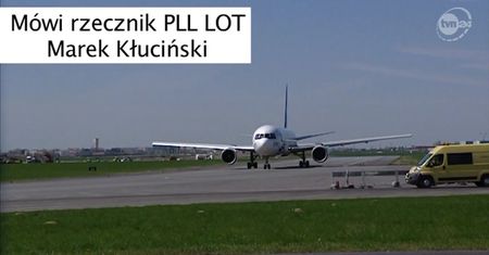 Kłopoty na Okęciu - pasażer zauważył wyciek paliwa