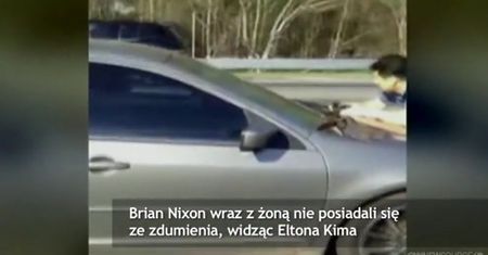Kilka kilometrów na masce samochodu