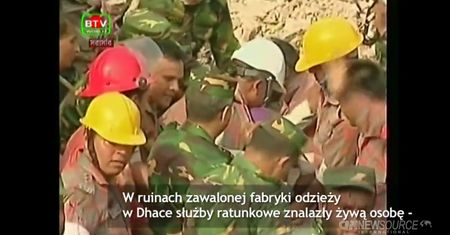 W ruinach znaleziono żywą kobietę