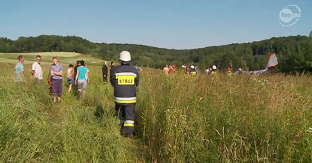 Awaryjne lądowanie awionetki pod Tarnowem