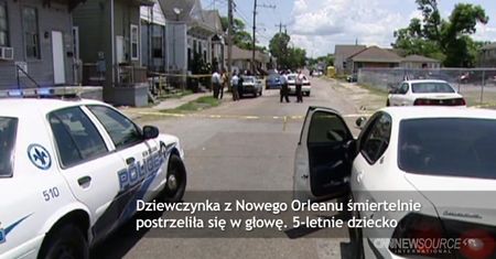 5-latka śmiertelnie postrzeliła się z broni rodziców