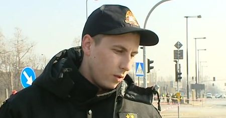 Strażak o awarii ciepłowniczej
