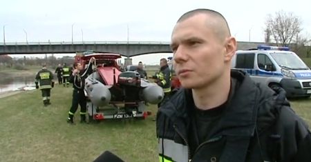 Strażak o dramatycznych wydarzeniach w Poznaniu