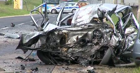 Toruń: Zderzenie z ciężarówką