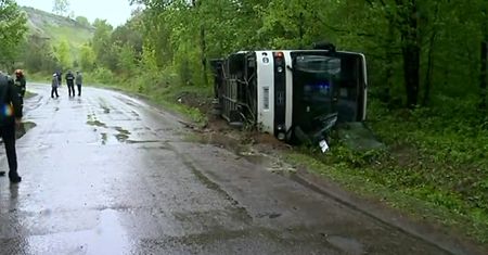 Białystok: Wypadek autobusu wiozącego przedszkolaki
