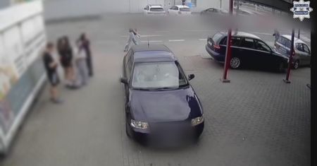 Chciał uciec z Polski. Wiadomo, co zrobił. Policja opublikowała wideo