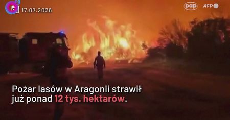 Tak wygląda piekło w Hiszpanii. Nagrania pokazują skalę pożaru