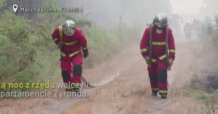 Pożary we Francji. Strażacy walczą z "pyrocumulonimbusem"