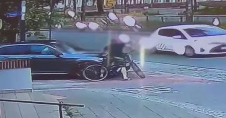 Agresja na drodze. Celowo potrącił rowerzystę. I to dwukrotnie