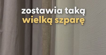 Problem z otwierającymi się zasłonami w przymierzalni? Oto szybki sposób. Wystarczy 5 sekund