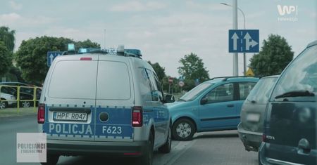 Panda "uciekała" z parkingu. Wtedy pojawili się policjanci