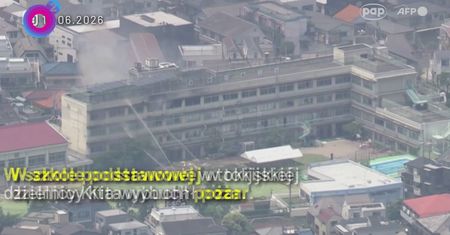 Ogień pojawił się w szkole pełnej uczniów. Jest nagranie z Tokio