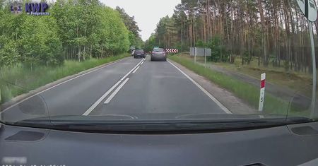 O włos od wypadku. Nagranie mrozi krew w żyłach
