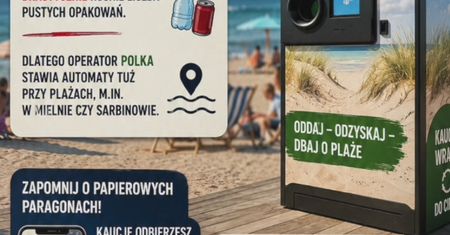 Butelkomaty trafiają na plaże