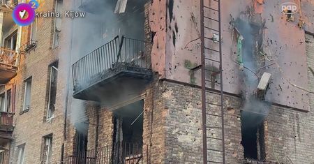Rosja uderzyła z ogromną siłą. Jedna z najcięższych nocy w Kijowie