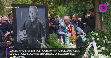 Tak wygląda grób Jacka Magiery. Pożegnały go gwiazdy futbolu