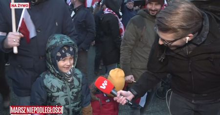 Przejmujące słowa z Marszu. Mały Filip powiedział krótko