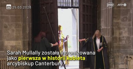 Kobieta arcybiskupem Canterbury. Reakcja papieża