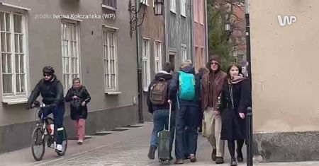 Wideo z Gdańska. Ten widok przykuwa uwagę