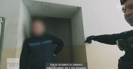 Nie chciała go wpuścić do mieszkania. "Za mną wleciał i z łapami"