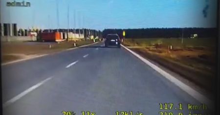 4000 zł mandatu i utrata prawa jazdy. Wszystko się nagrało