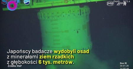 Głębinowa rewolucja. Japonia testuje wydobycie minerałów ziem rzadkich