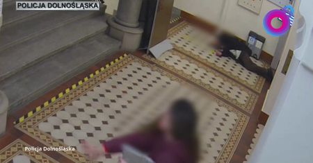 Usłyszeli wołanie o pomoc roztrzęsionej kobiety. Chwile grozy w sądzie