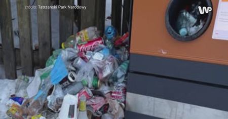 Problemy Tatrzańskiego Parku Narodowego. Turyści zostawili górę śmieci