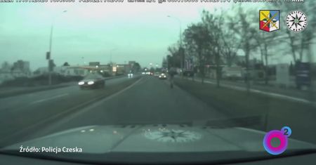 Tak uciekał przed policją. Nie do wiary. Nagranie z Czech