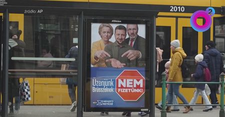 Wybory 2026 na Węgrzech. Takie bilbordy trafiły na ulice miast