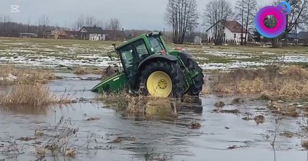 20-latek uciekał przed policją ciągnikiem. Oto, jak skończył