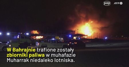Iran atakuje kraje Zatoki Perskiej i statki handlowe