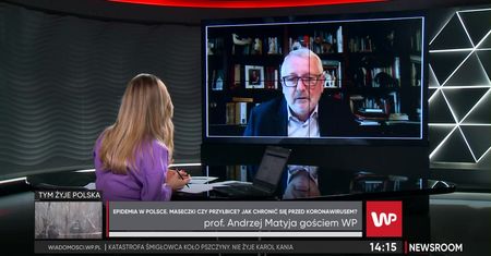 Prof. Andrzej Matyja: maseczki powinny mieć cenę urzędową