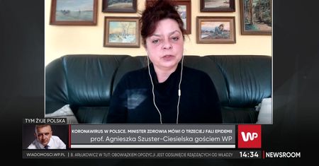 Prof. Szuster-Ciesielska: epidemia wyciszy się w lecie przyszłego roku