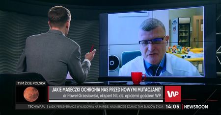 Dr Paweł Grzesiowski: wariantu brytyjskiego koronawirusa będzie w Polsce coraz więcej