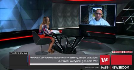 WOŚP 2021. Ojciec Paweł Gużyński o dyskredytowaniu akcji Jurka Owsiaka. "Bezczelny sabotaż"