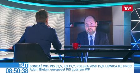 Najnowszy sondaż nieprzychylny dla PiS? Bielan zwraca uwagę na Hołownię