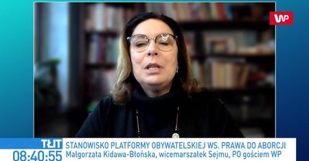 Czwarta przesłanka do aborcji? Małgorzata Kidawa-Błońska o projekcie KO