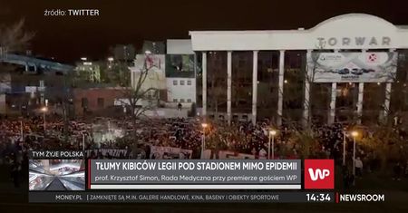 Kibice Legii Warszawa pod stadionem. Zdecydowany komentarz eksperta