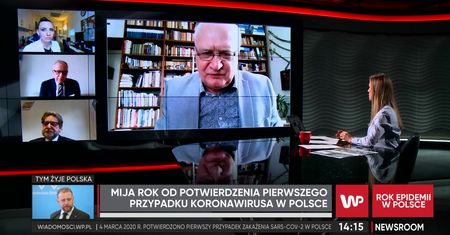 Prof. Simon: ja nie odróżniam mutacji wirusa, leczę ciężkie zapalenie płuc
