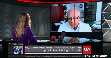 Prof. Flisiak potwierdza, że w szpitalach zaczynają dominować młodsi pacjenci